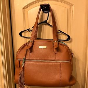 Lily Jade diaper bag camel colored